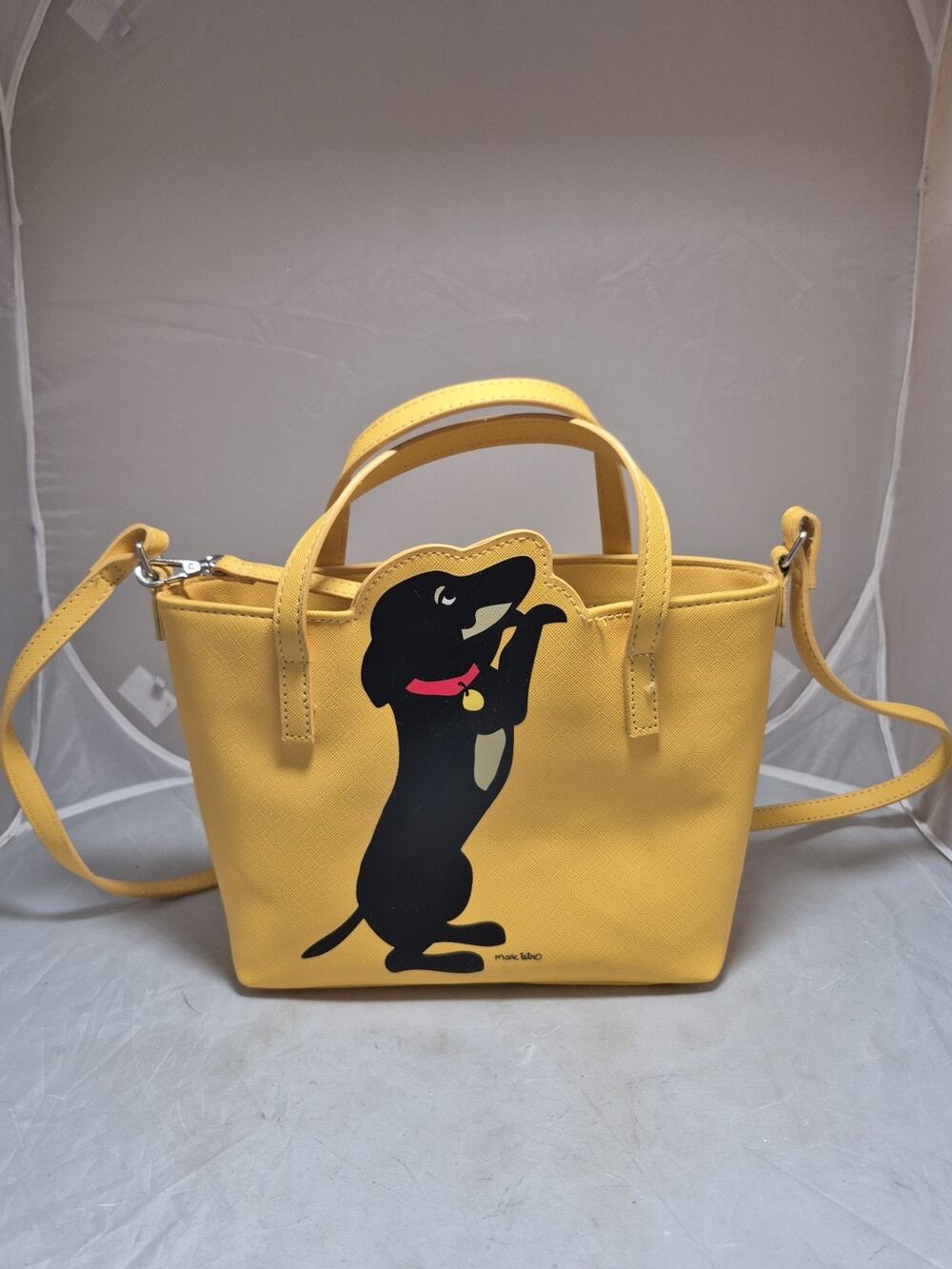 💥 Marc Tetro Dachshund Purse and Wallet Yellow
